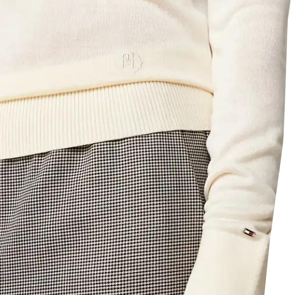 Pull Ecru Femme Tommy Hilfiger WW0WW40982 vue 2