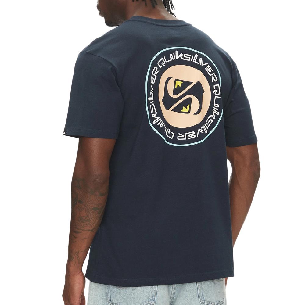 T-shirt Marie Homme Quiksilver Circle Back vue 2