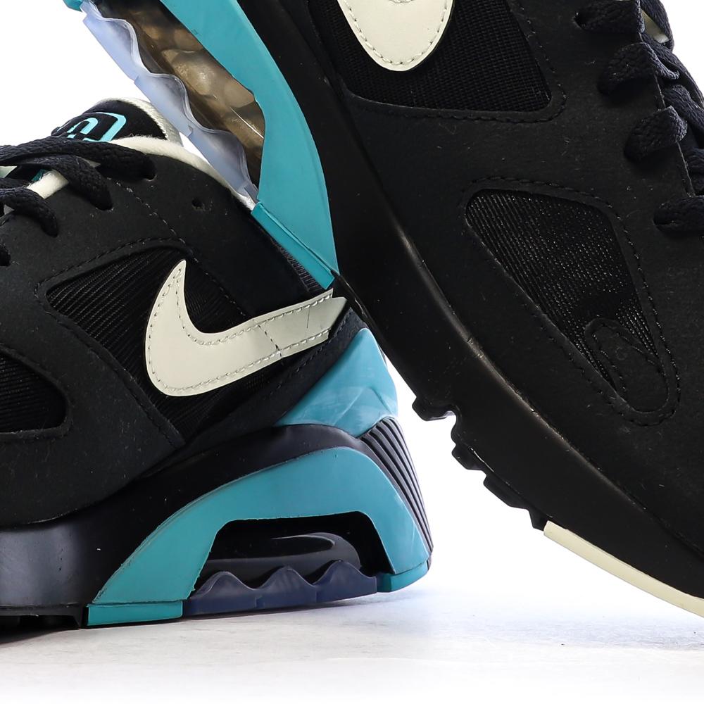 Air 180 Baskets Noires Homme Nike vue 7