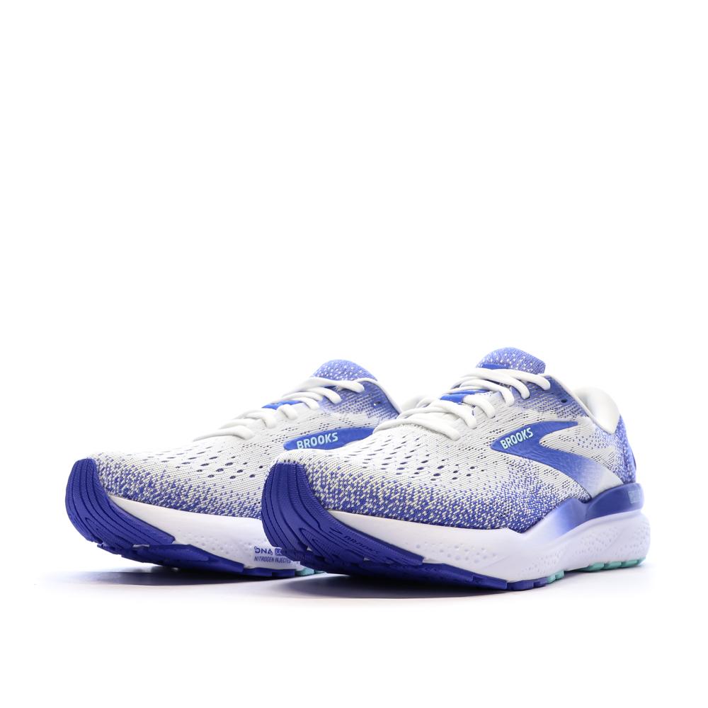 Chaussures de Running Blanc/Violet Femme Brooks Ghost 16 vue 6