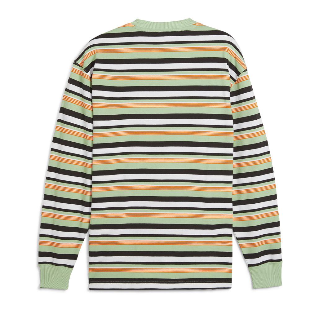 Pull Noir/Vert/Orange Homme Puma Downtown vue 2