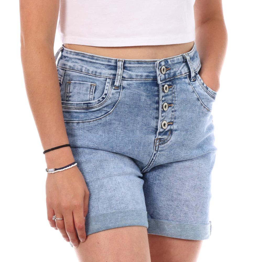Short Bleu Clair Femme Monday Premium Long Medium pas cher