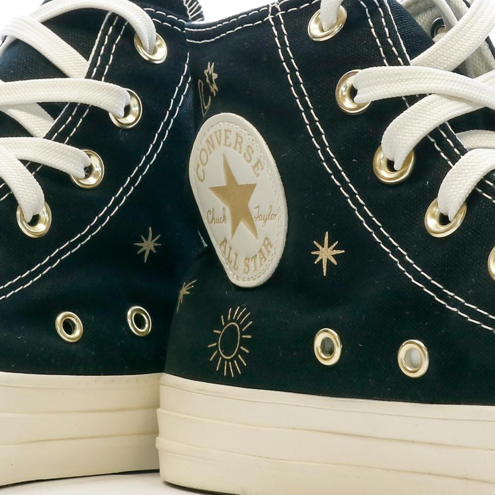 Baskets Noires Femme Converse 209C vue 7