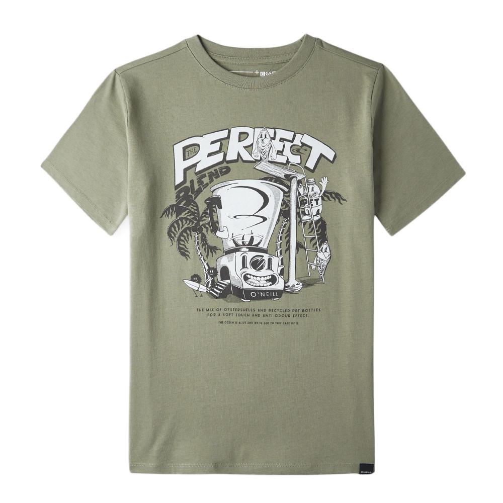 T-shirt Kaki Garçon O'Neill Blend pas cher