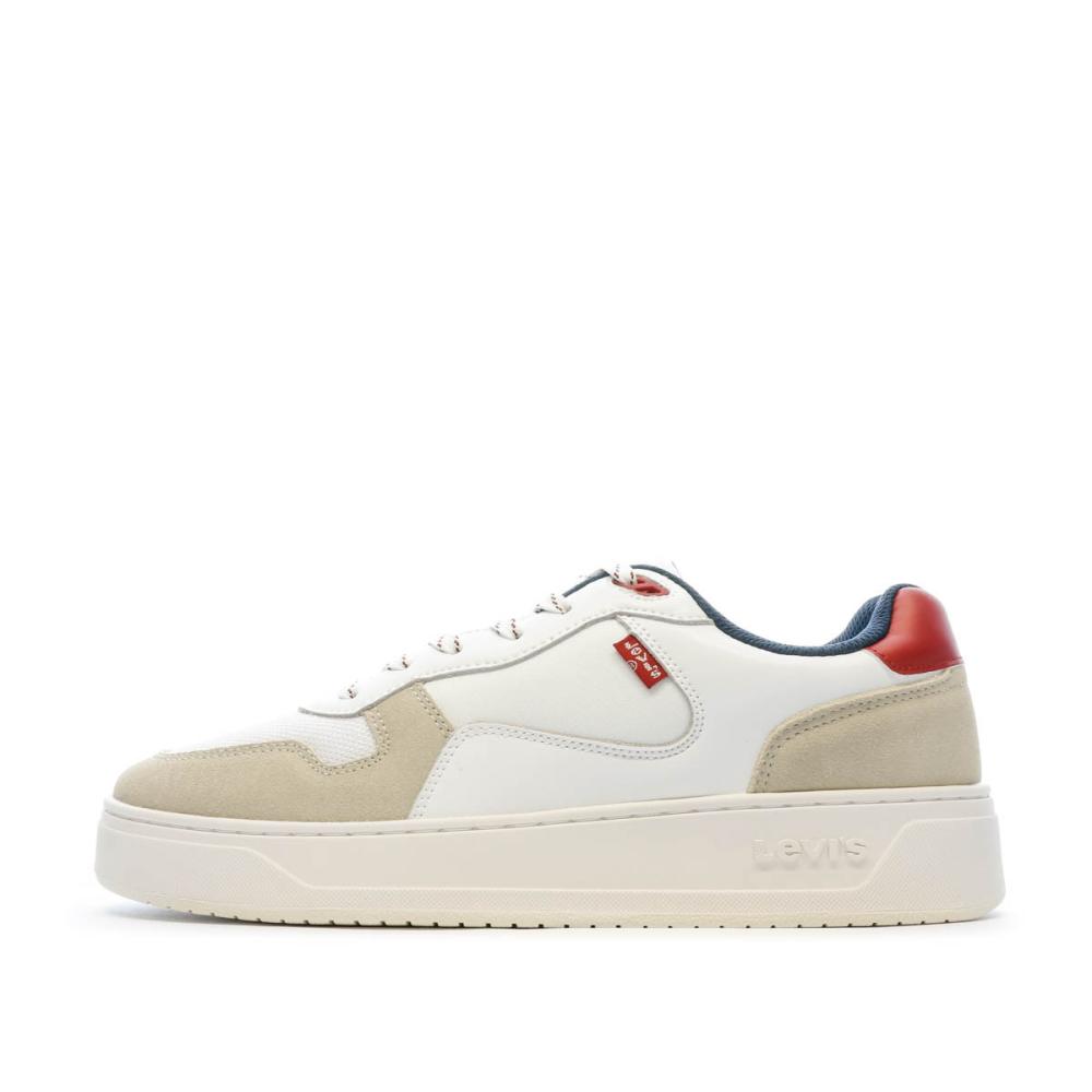 Baskets Blanche Beige Homme Levi s Glide Espace des marques