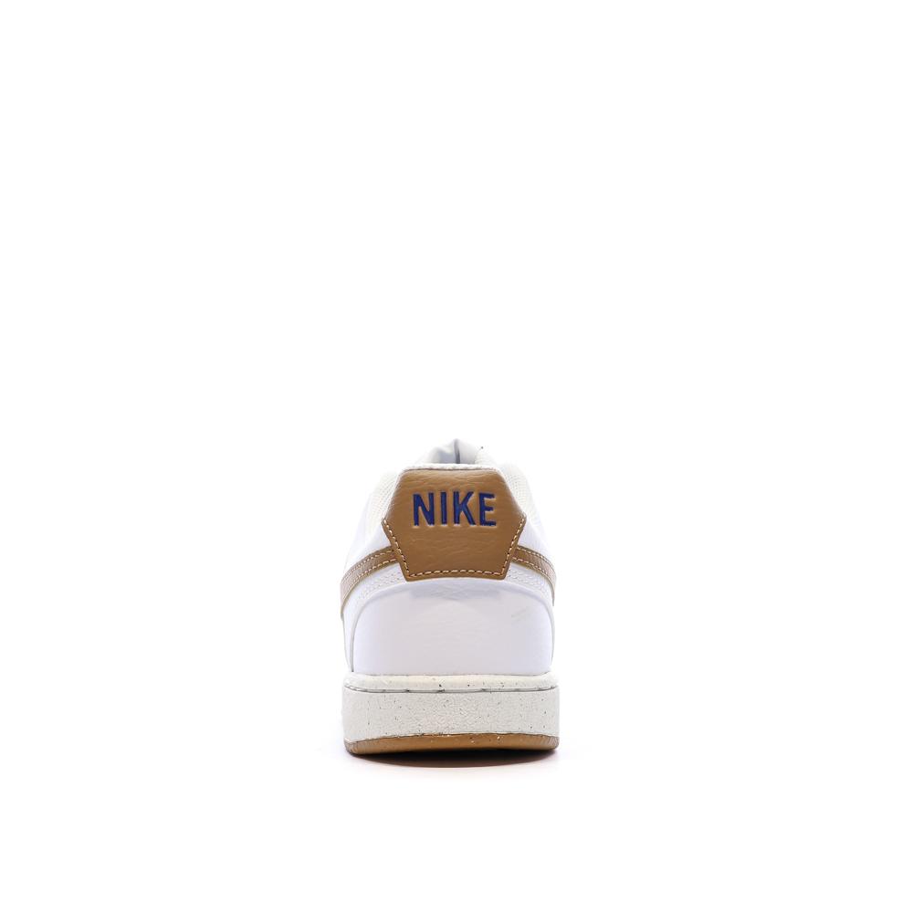 Baskets Blanche/Camel Femme Nike W Court Vision vue 3