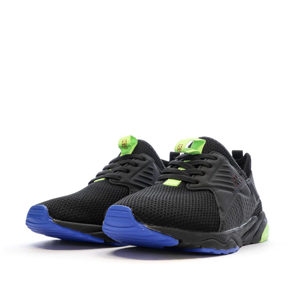 Baskets Noires/Bleu/Vert Garçon Kappa San Puerto vue 6