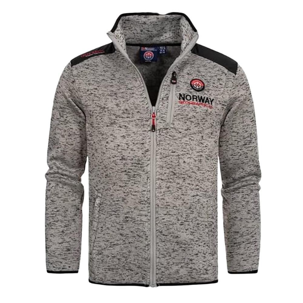 Polaire Gris/Noir Homme Geographical Norway Tavid Men pas cher