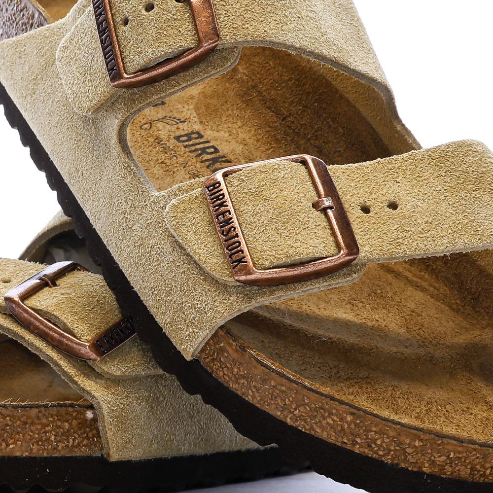 Sandales Latte Mixte Birkenstock Arizona vue 7