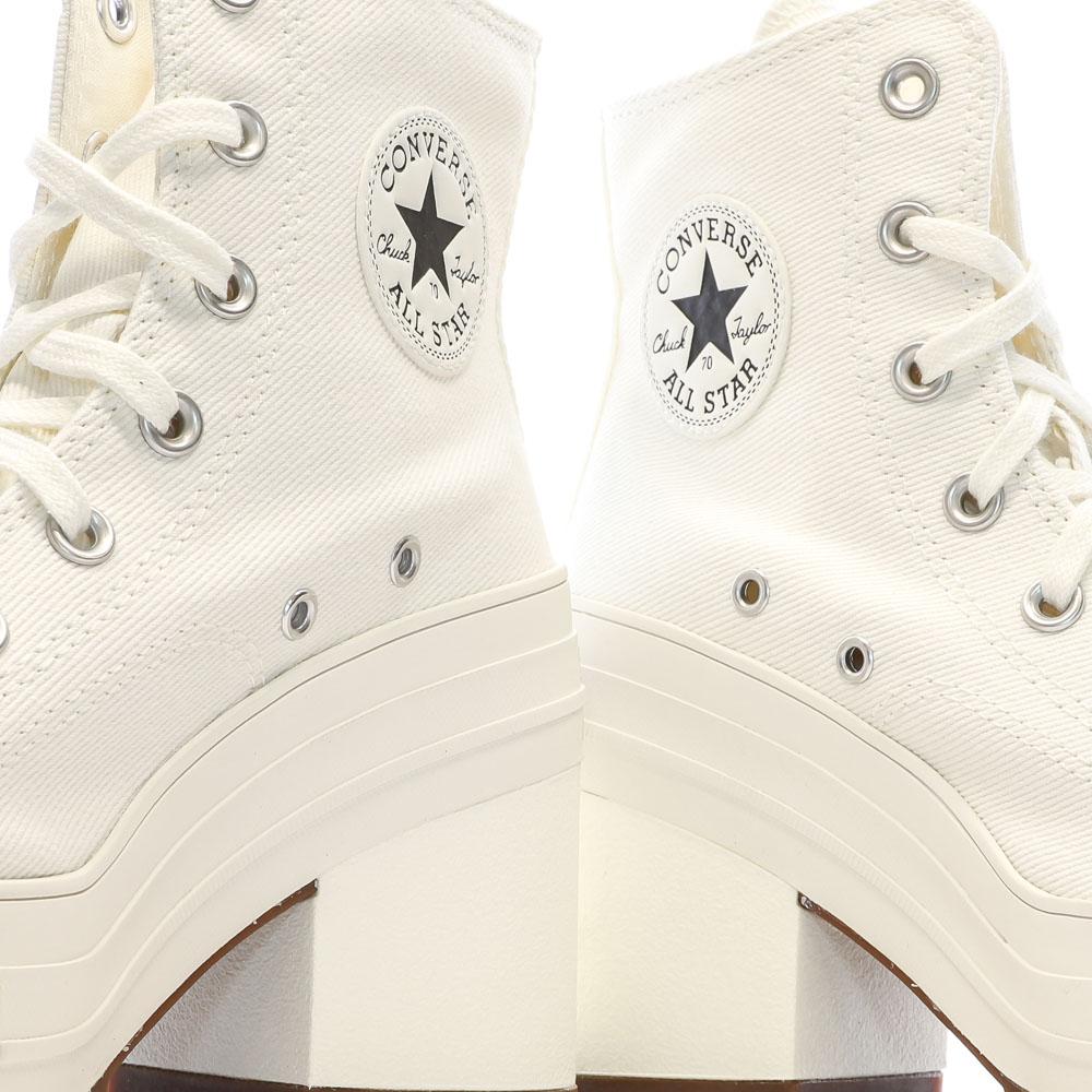 Baskets Blanches Femme Converse Chuck 70 De Luxe A05348C vue 7