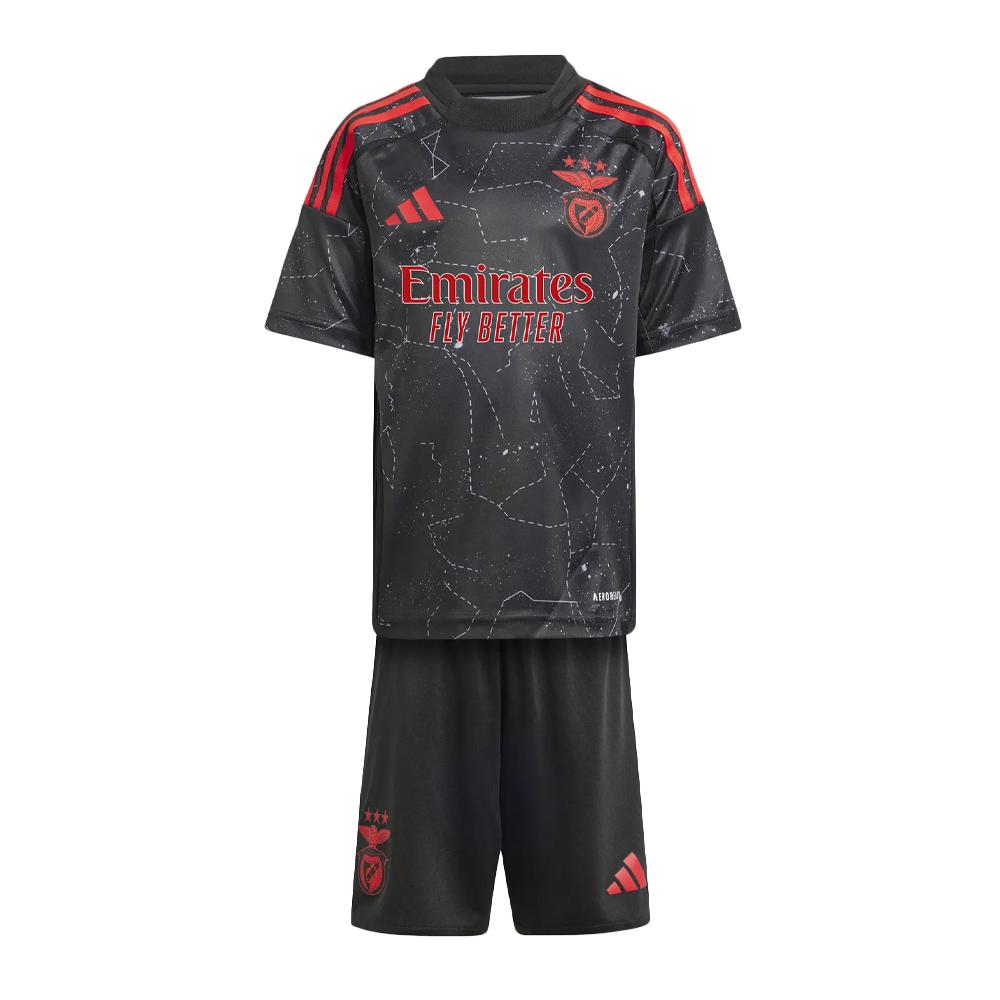 SL Benfica Mini-Kit Noir Junior Adidas 24/25 pas cher