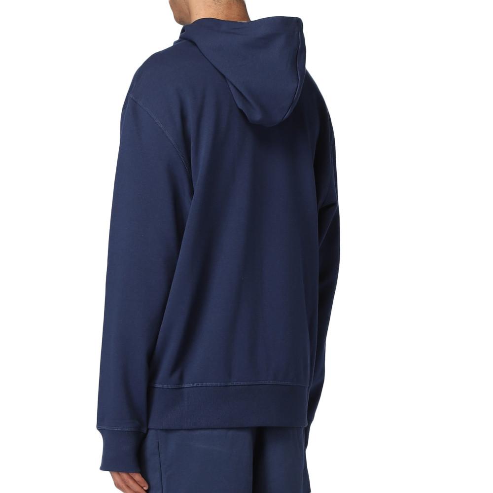 Sweat Zippé Marine Homme New Balance Essentials Stacked vue 2