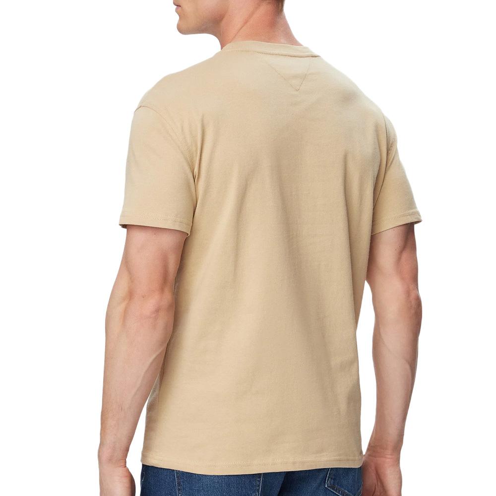 T-shirt Beige Pomme Homme Tommy Hilfiger Tjm Slim Linear vue 2