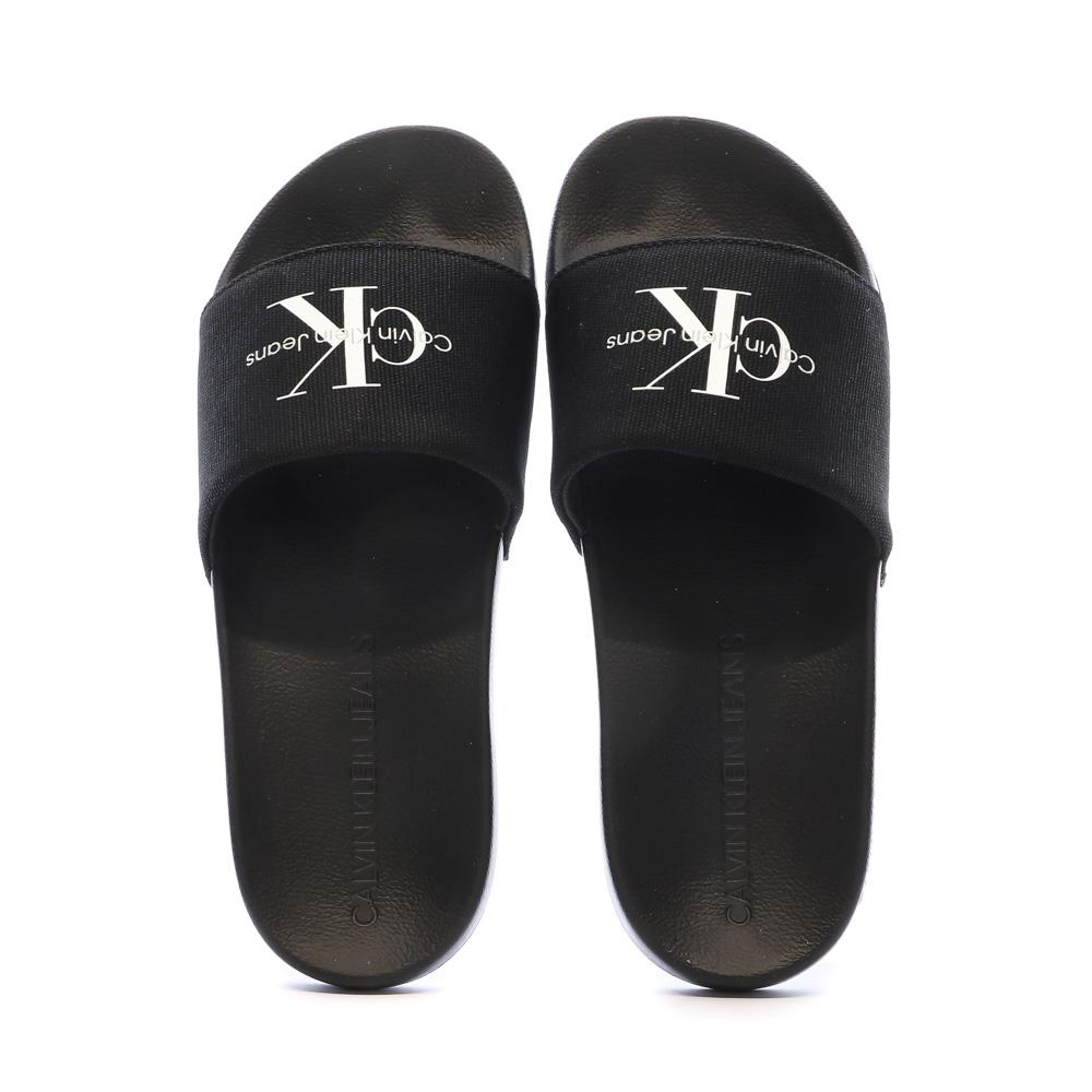 Claquettes Noires Homme Calvin Klein Jeans YW0YW01835 vue 3