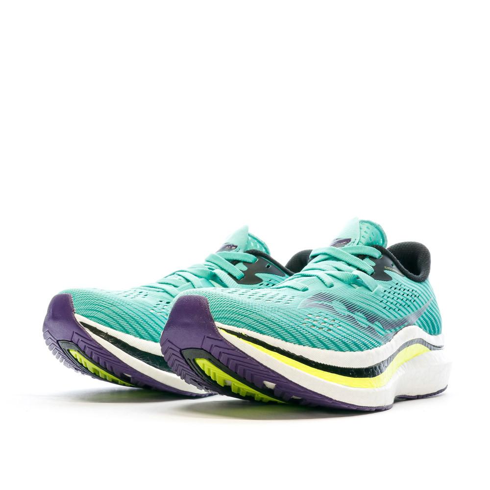 Chaussures de Running Turquoise/Jaune Homme SauconyEndorphin Pro 2 vue 6