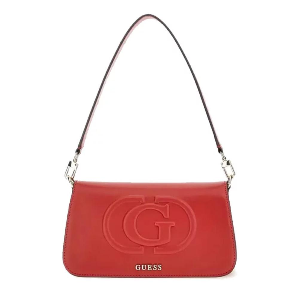 Sac à main Rouge Femme Guess Mietta pas cher