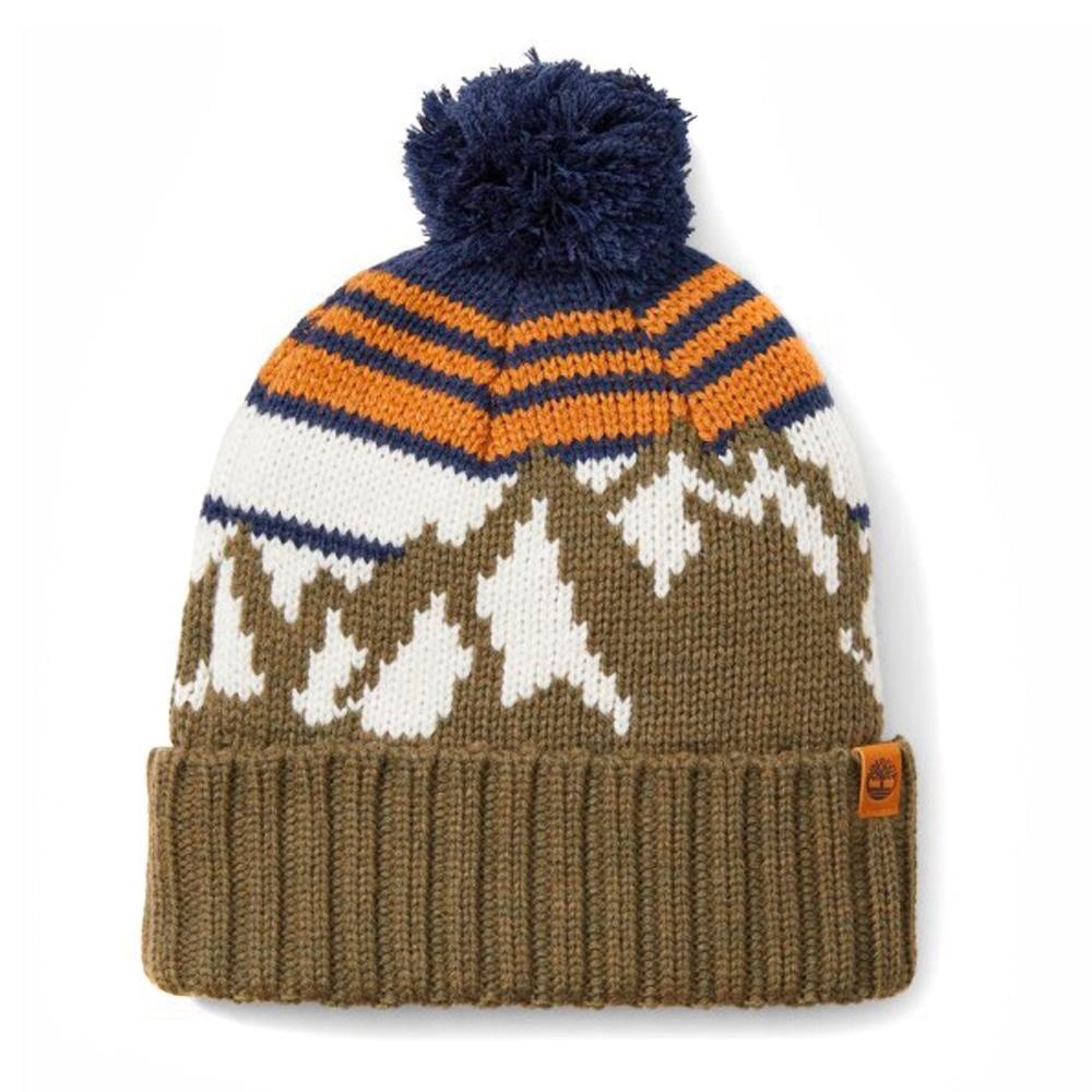 Bonnet Blanc/Marine/Jaune/Kaki Homme Timberland TB0A5ZWJA581 pas cher