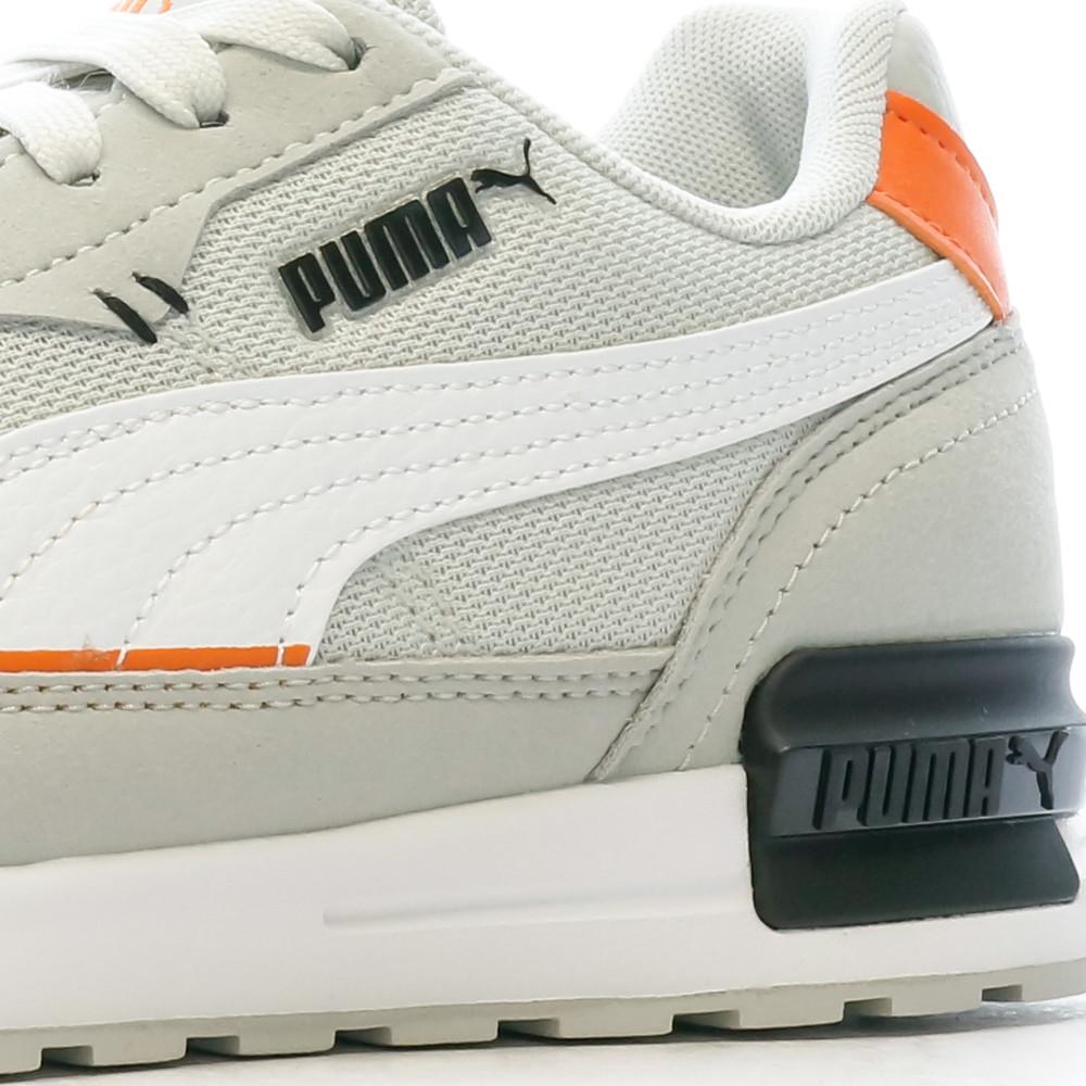 Baskets Gris/Orange Garçon Puma Graviton vue 7