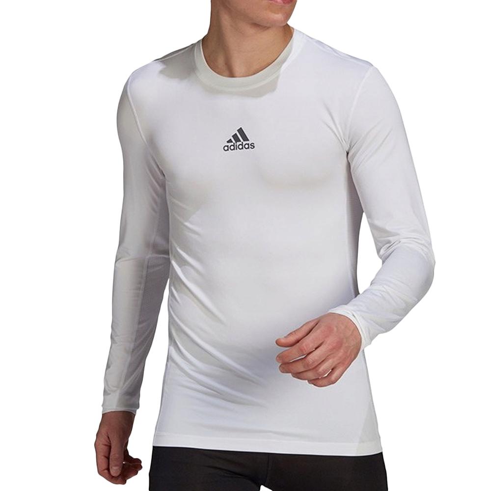 T-shirt Manches Longues Blanc Homme Adidas GU7334 pas cher