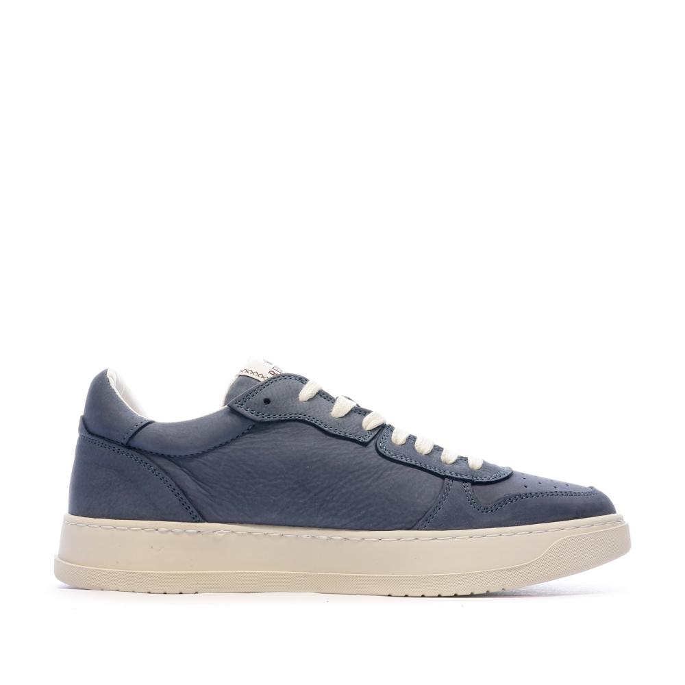 Baskets Bleu Homme Replay Reload Washed vue 2