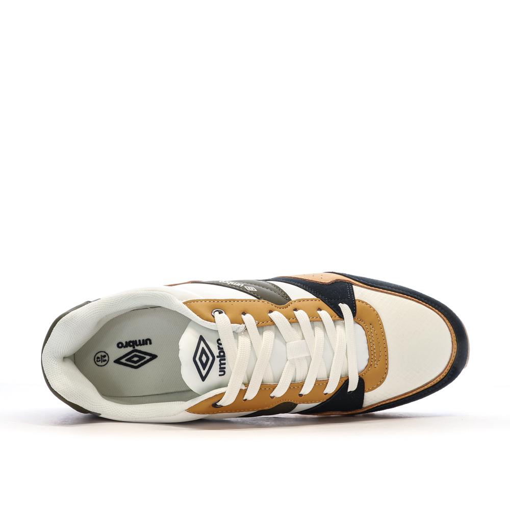 Baskets Noires/Blanches/Camel Homme Umbro 973590 vue 4