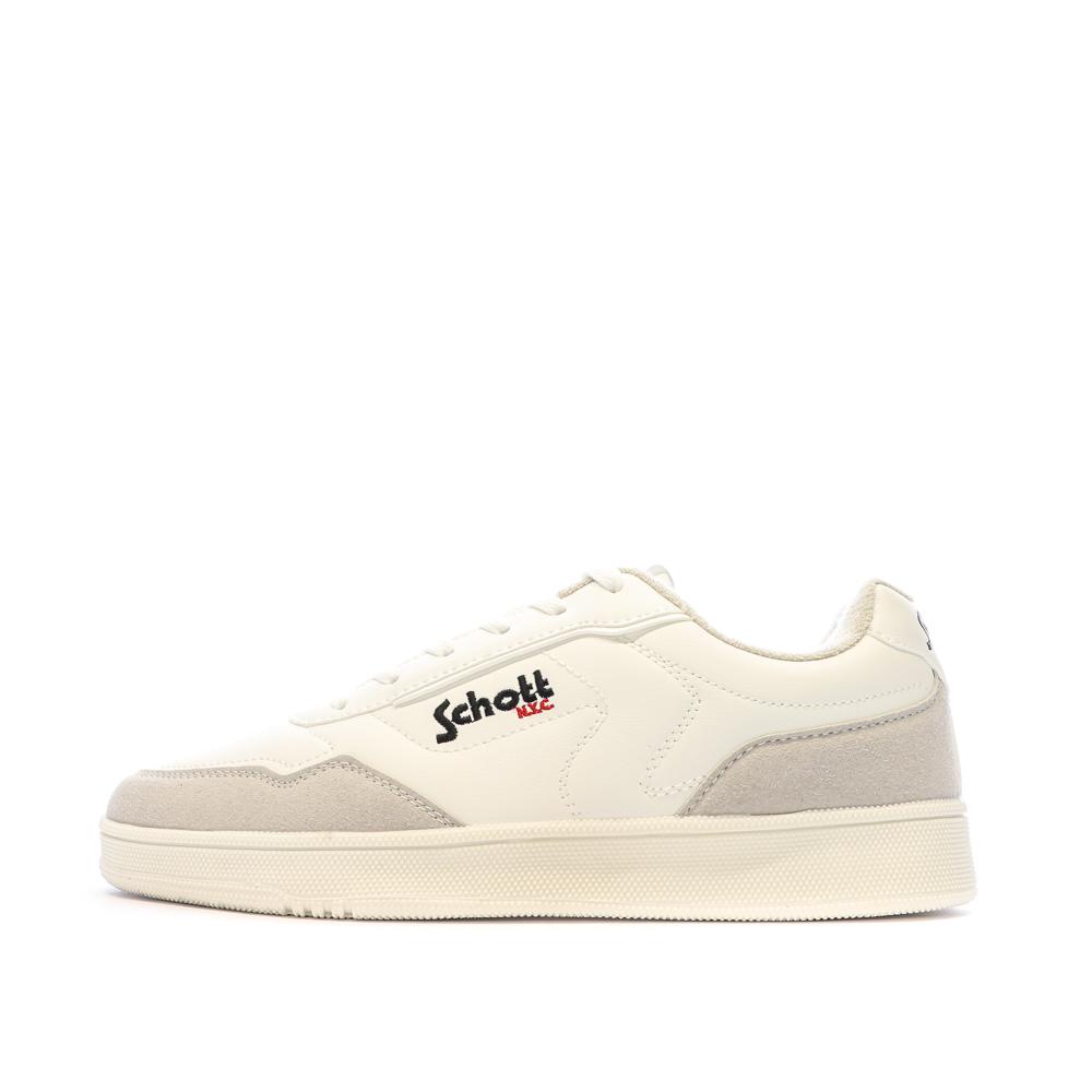 Baskets Blanc Homme Schott Titan pas cher