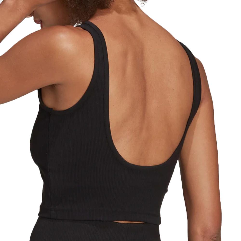 Débardeur Noir Femme Adidas Tank vue 2