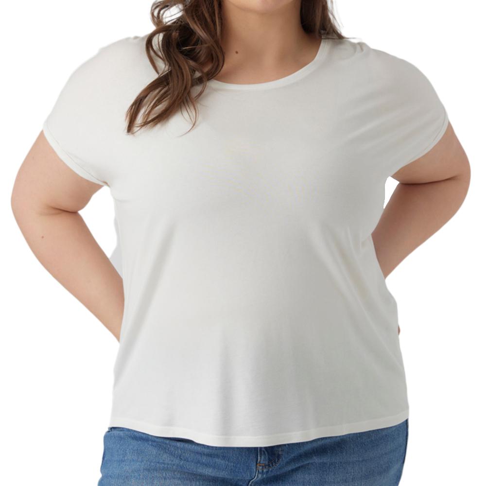 T-shirt Blanc Femme Vero Moda Maya pas cher
