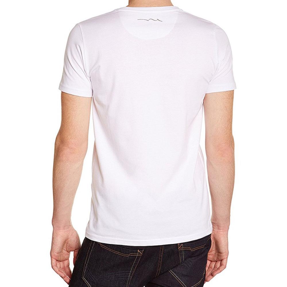 T-Shirt Blanc Homme Teddy Smith Tawax vue 2