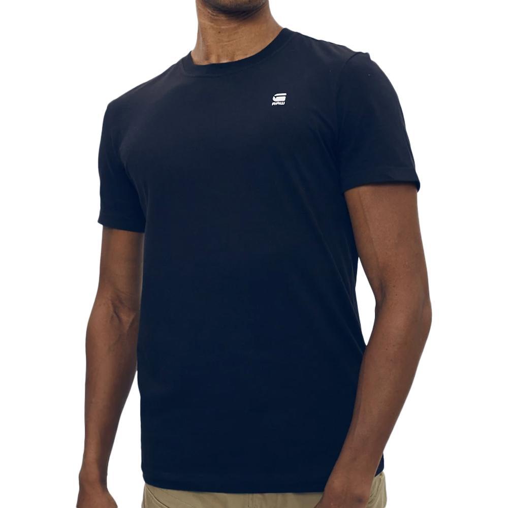 T-shirt Marine Homme G-Star Raw D25949 DGR pas cher