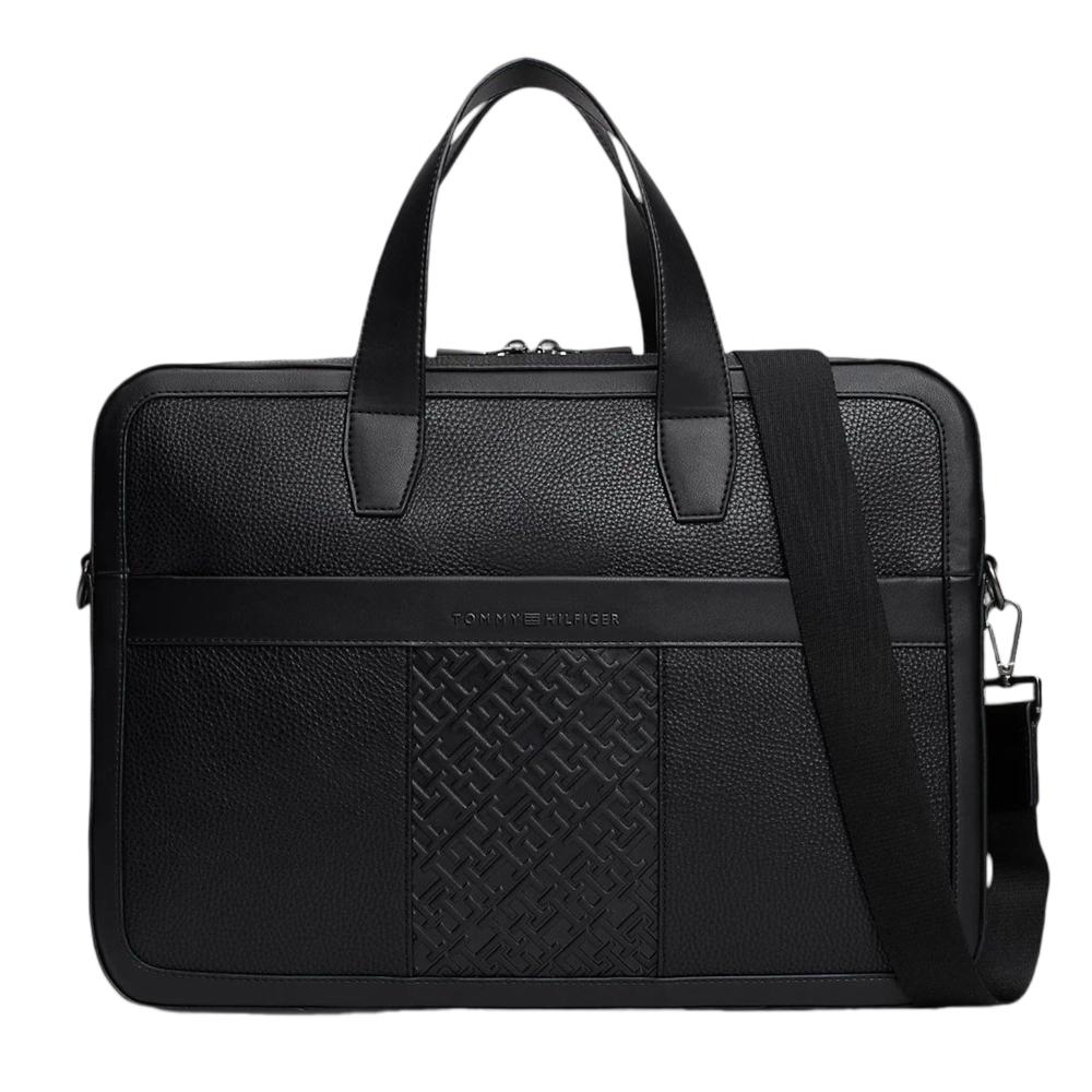 Sacoche Noir Homme Tommy Hilfiger Central pas cher