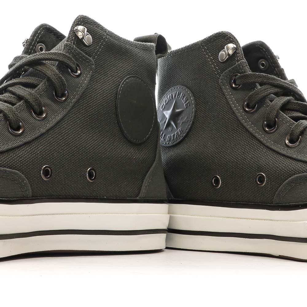 Baskets Noires Homme Converse Chuck 70 Jungle Cloth vue 7