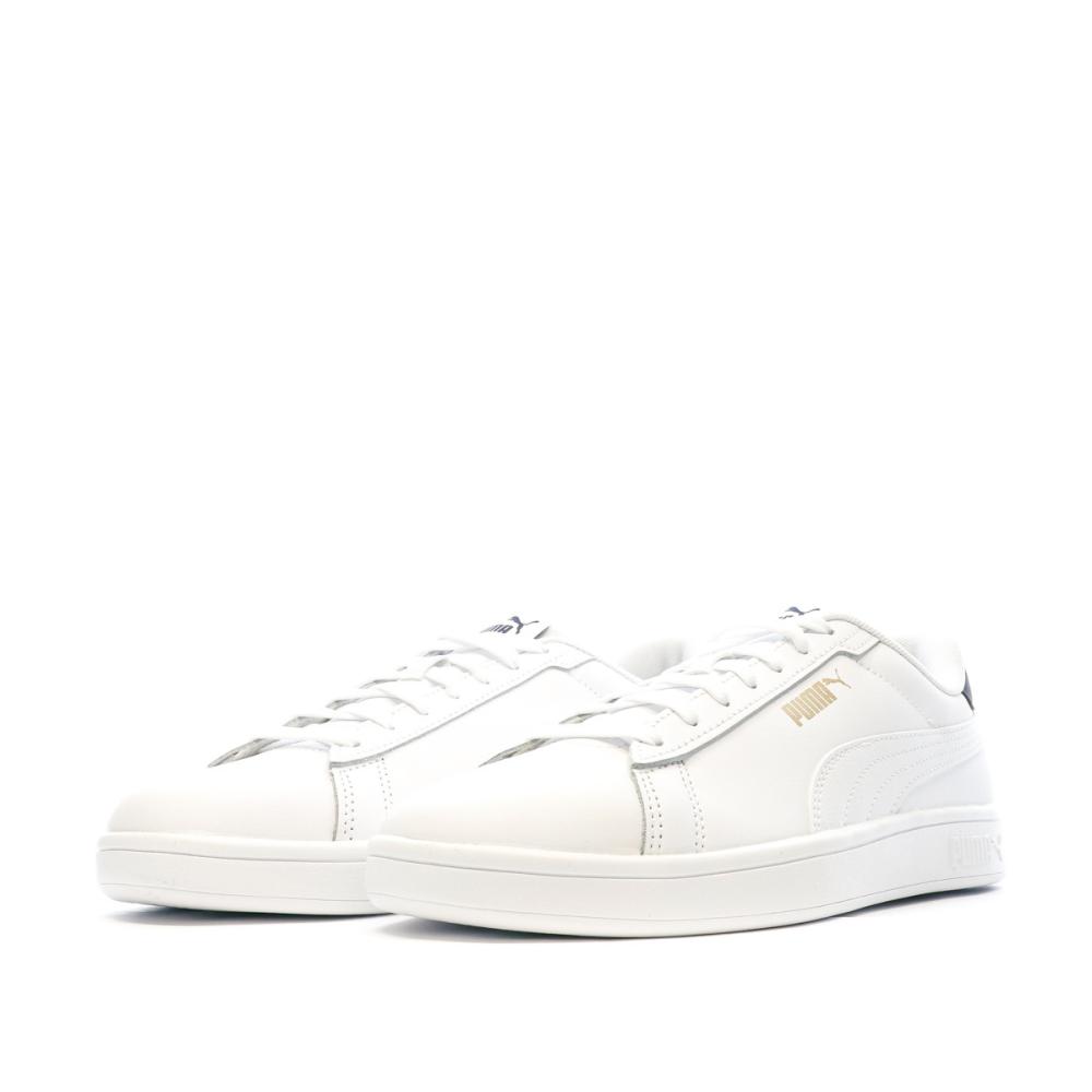 Baskets Blanches/Noires Homme Puma Smash 3.0 vue 6