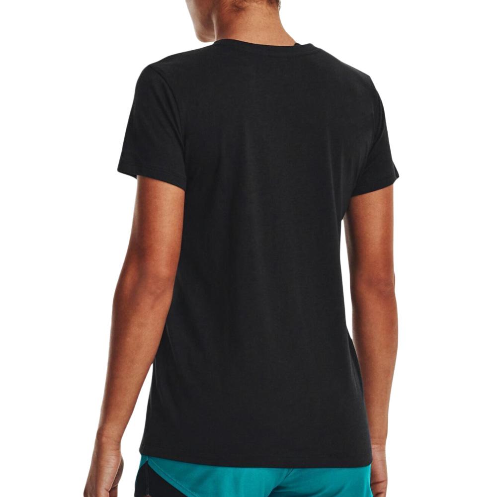T-shirt Noir/Vert Femme Under Armour Live Sportstyle Graphic97 vue 2