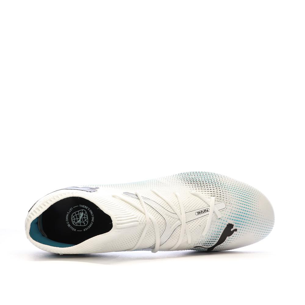 Chaussures de Football Blanc/Bleu Homme Puma Future 7 Match Fg/ag vue 4