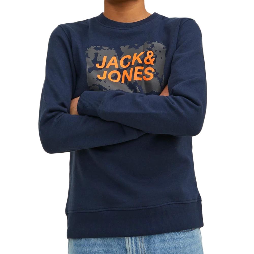 Sweat Marine Garçon Jack & Jones Colauge pas cher