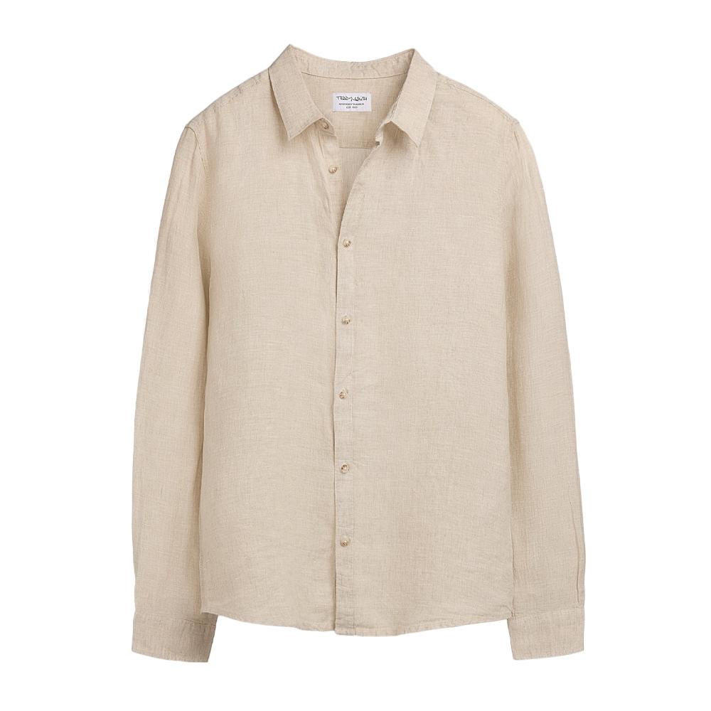 Chemise Beige Homme Teddy Smith linen pas cher