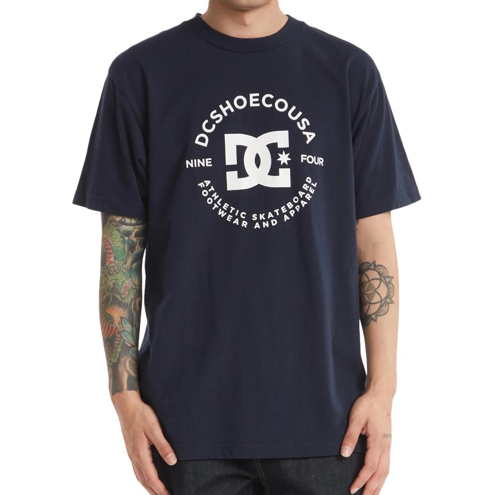 Camiseta azul marino para hombre de DC Shoes Pilot barato