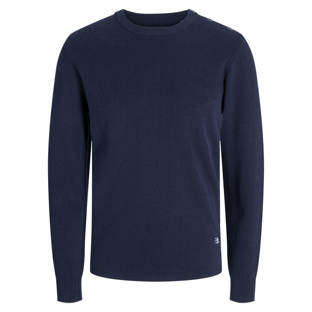 Pull Marine Homme Jack & Jones Robson pas cher