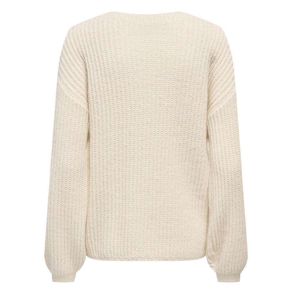 Pull Beige Femme JDY Tennison Life vue 2