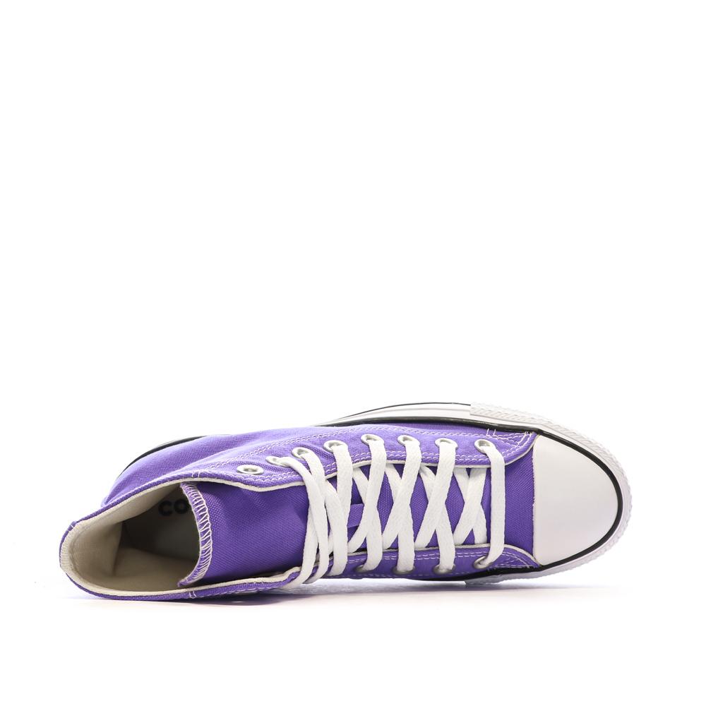Baskets Violettes Femme Converse Chuck Taylor All Star vue 4