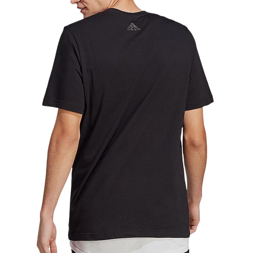 T-Shirt Noir Homme Adidas IC9274 vue 2