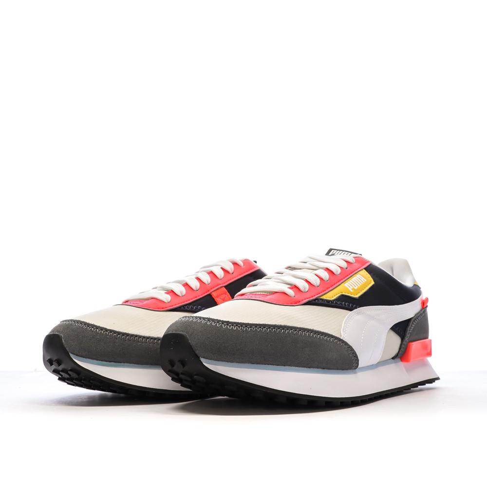 Baskets Rose/Gris Garçon/Homme Puma Future Rider New Core vue 6