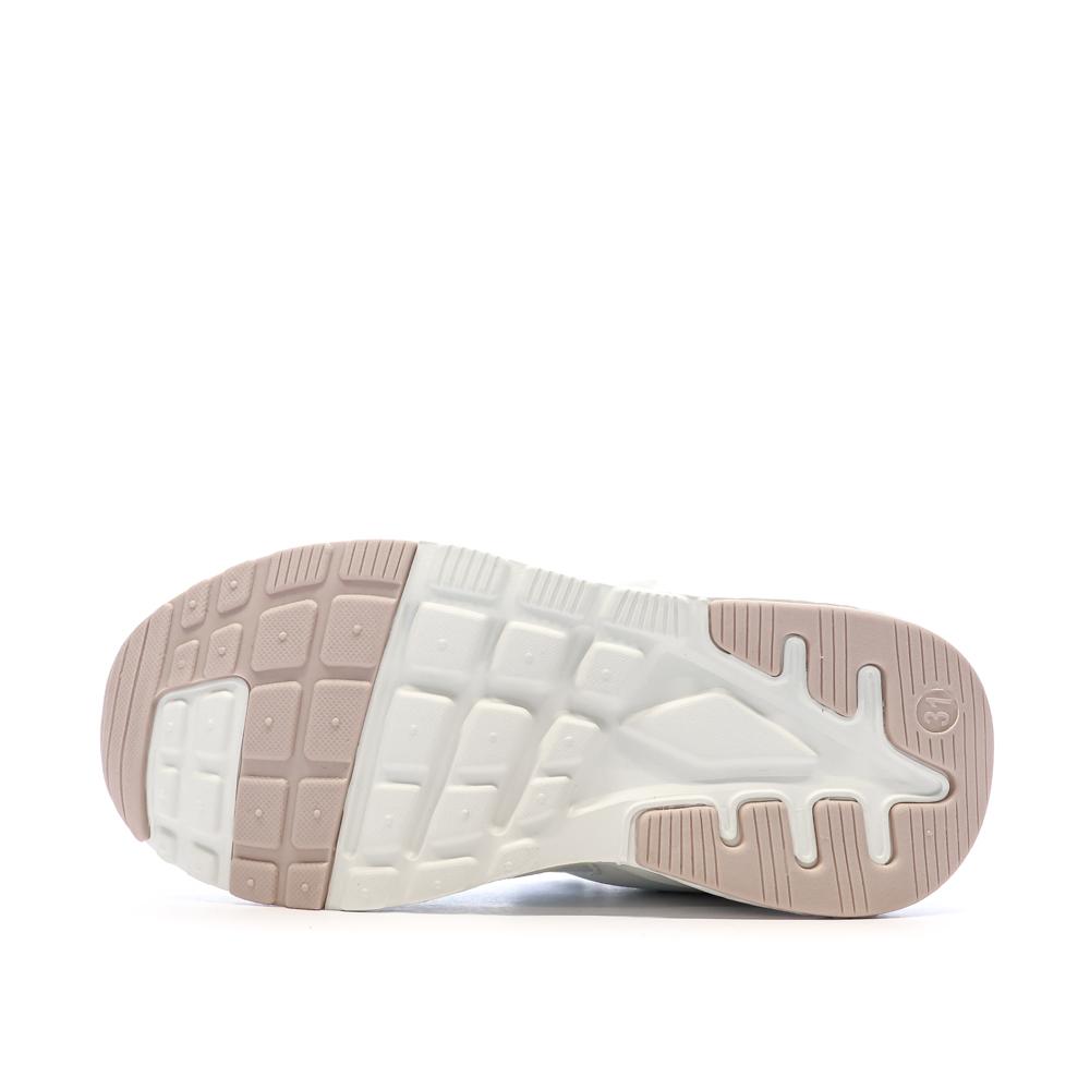 Baskets Blanc/Vert/Jaune Fille Le Coq Sportif Lsc Runner vue 5