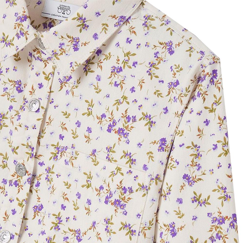 Veste Blanche/Mauve Fille Le Temps Des Cerises Ves vue 2