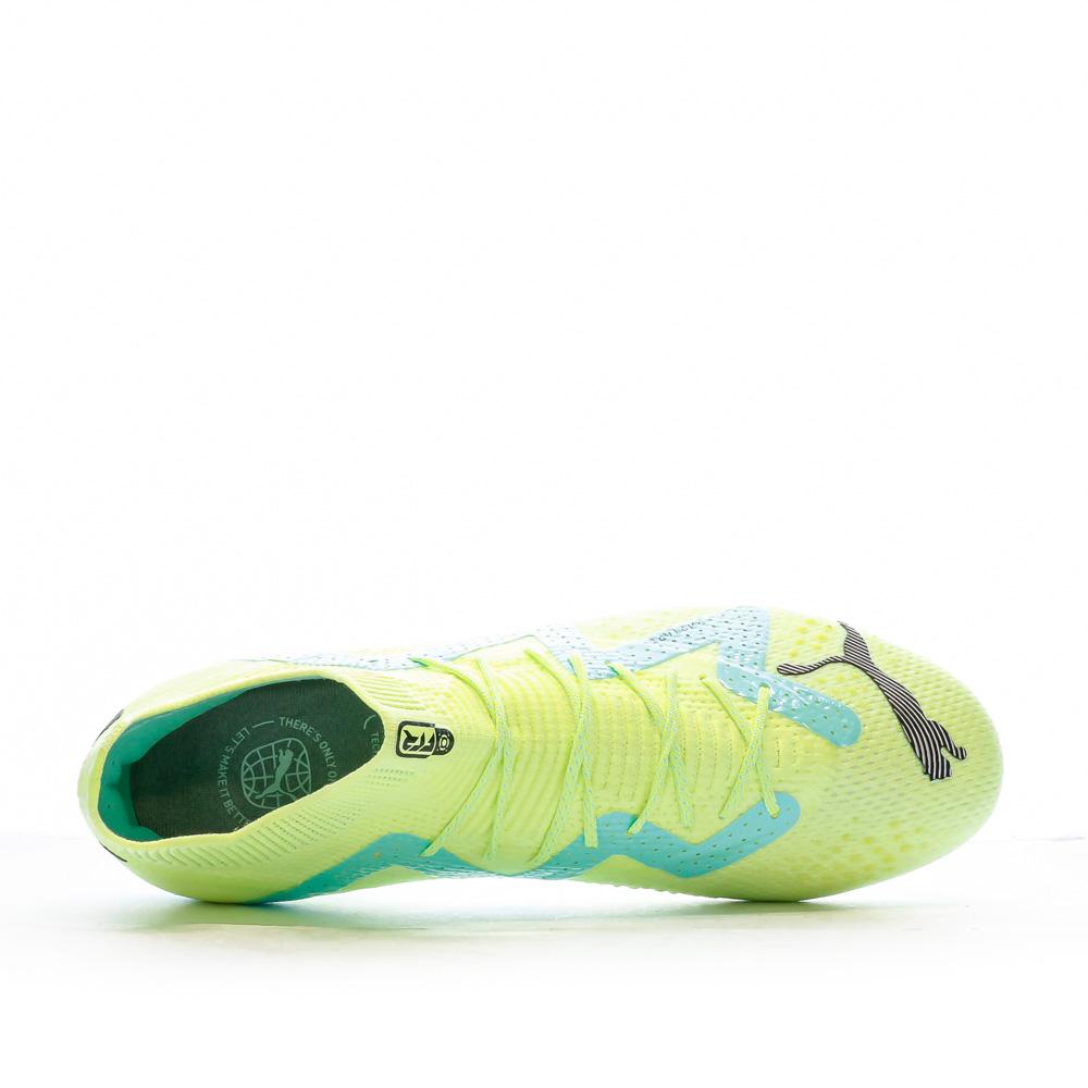 Chaussures de Football Bleu/Jaune Fluo Homme Future Ultimate 107164 vue 4