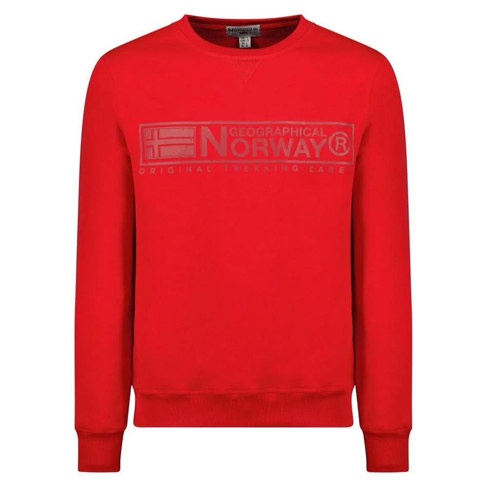 Sweat Rouge Homme Geographical Norway Gantoine pas cher
