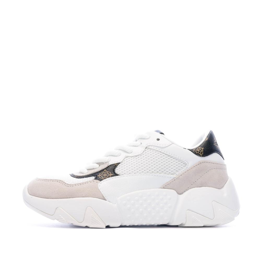 Baskets Blanches Femme Guess Goldon pas cher