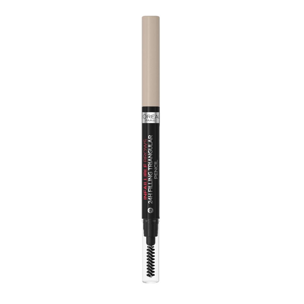 Crayon à sourcils L'Oréal Paris Infaillible 24H Filling Triangular Pencil 8.0 Light pas cher