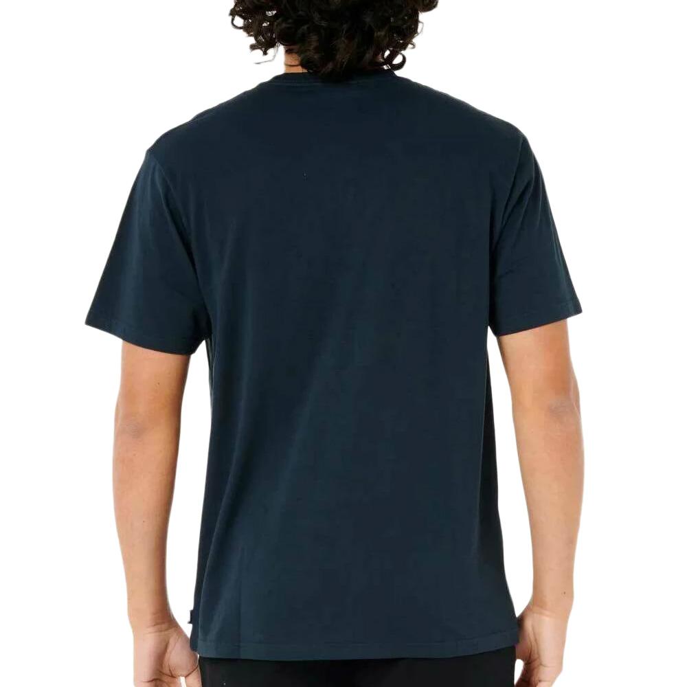 Camiseta azul marino Rip Curl Surf Revival para hombre ver 2